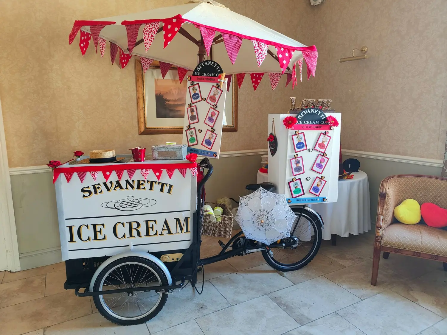 Sevanetti  Ice Cream Bikes Special Decorations 