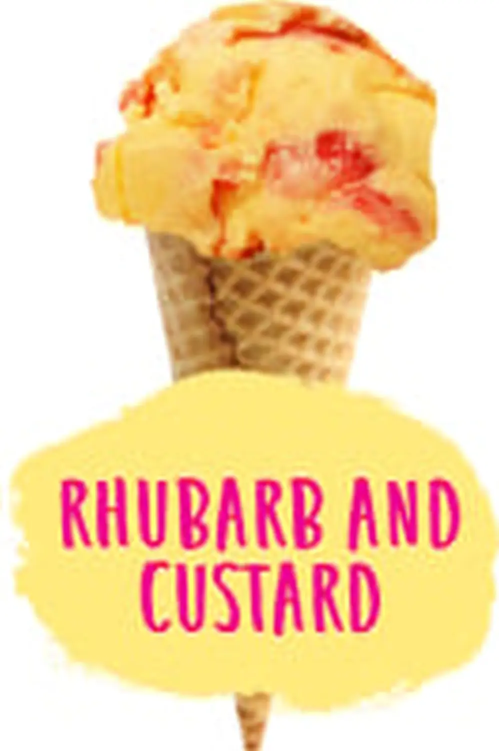 Sevanetti Rhubarb and Custard Ice Cream